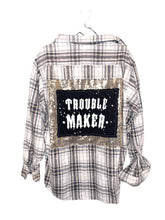 Load image into Gallery viewer, Flashy Flannels ADD ON. Turn your distressed flannel listed on our site into a FLASHY FLANNEL ORDER. ***READ DESCRIPTION***
