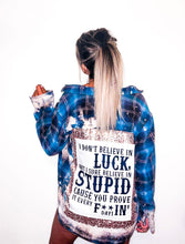 Load image into Gallery viewer, Flashy Flannels ADD ON. Turn your distressed flannel listed on our site into a FLASHY FLANNEL ORDER. ***READ DESCRIPTION***