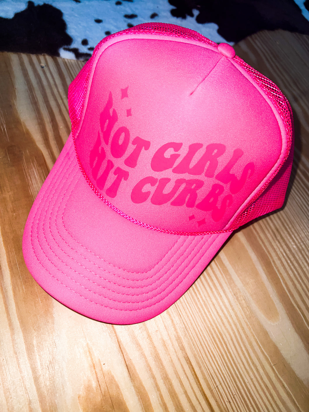 Hot Girls Hit Curbs Trucker Hat