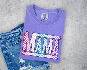 Neon Checkered Mama