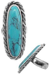 Oval Turquoise Ring